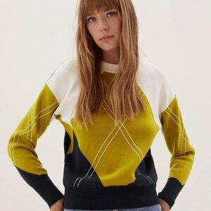 M & S Collection Argyle Sweater (M)